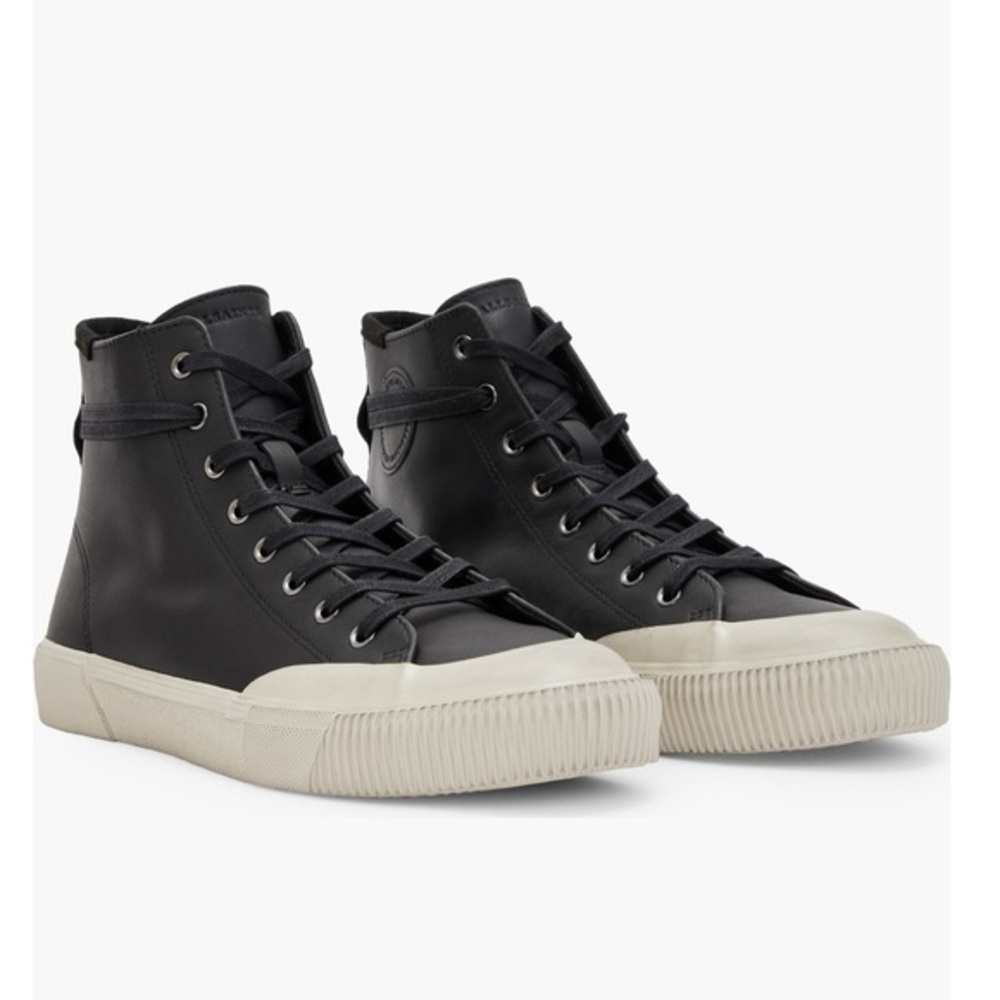 AllSaints Dumont Leather High Top Sneaker US7